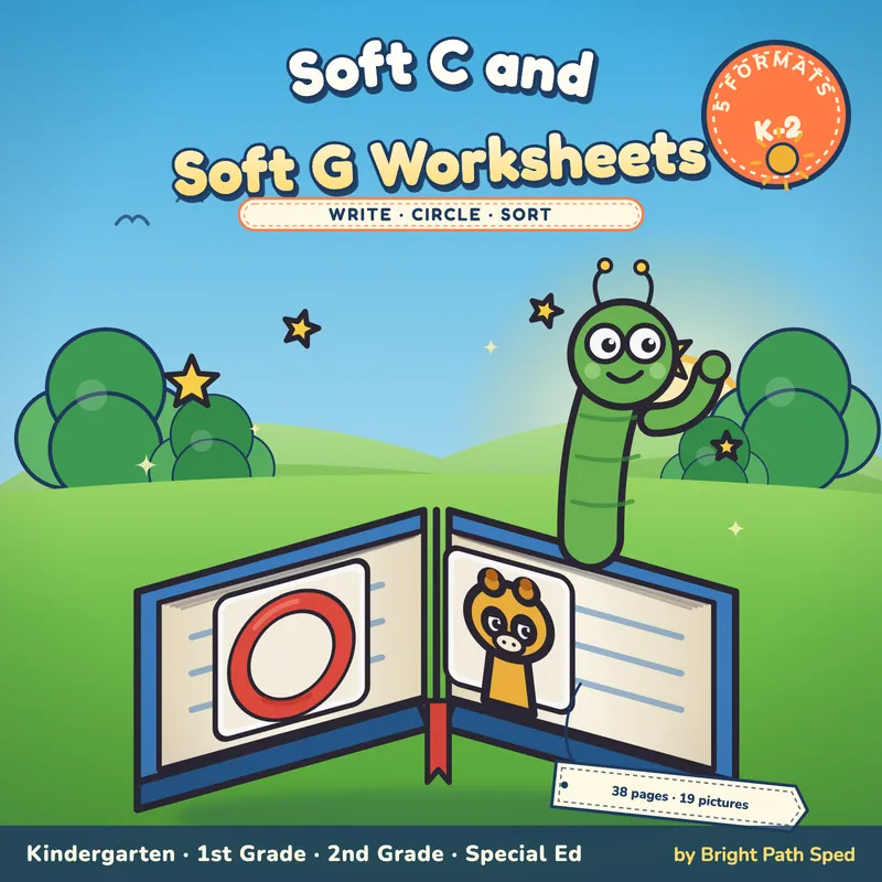 Soft C and Soft G Worksheets, image 1 of 4