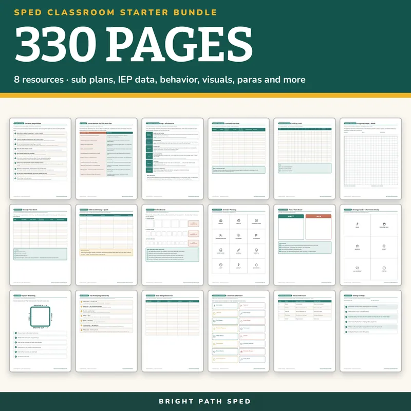 Special Education Teacher Binder Bundle, image 2 of 2