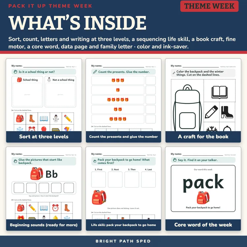 The Night Before Winter Break Book Companion December PreK K 1st 2nd, image 2 of 4