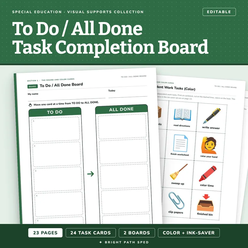 To Do All Done Visual Board, image 1 of 4