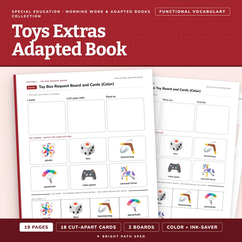 Toys Extras Adapted Book, image 1 of 4