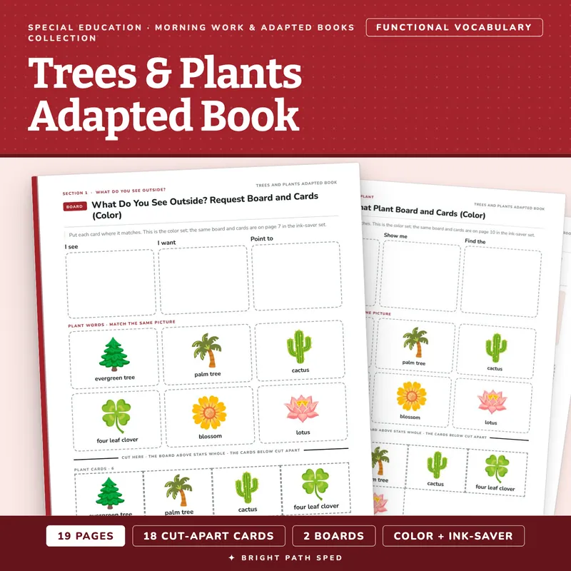 Trees and Plants Adapted Book, image 1 of 4