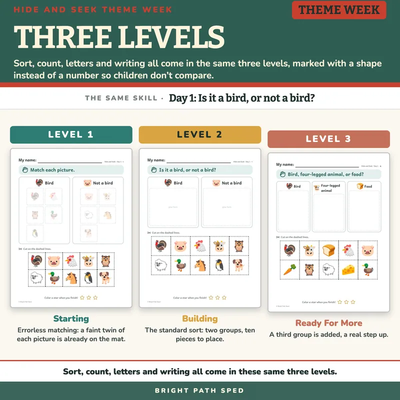 Turkey Trouble Book Companion PreK-2nd Grade Special Ed, image 3 of 4