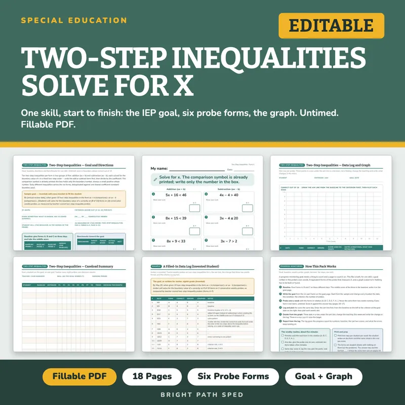 Two-Step Inequalities Progress Monitoring Probes, image 1 of 4