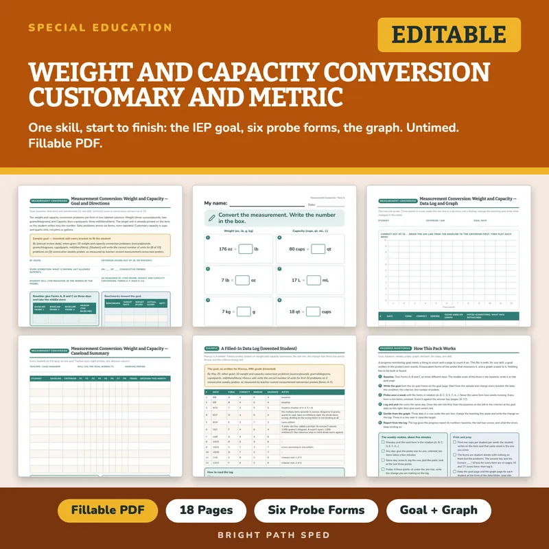 Weight and Capacity Conversion Progress Monitoring Probes, image 1 of 4