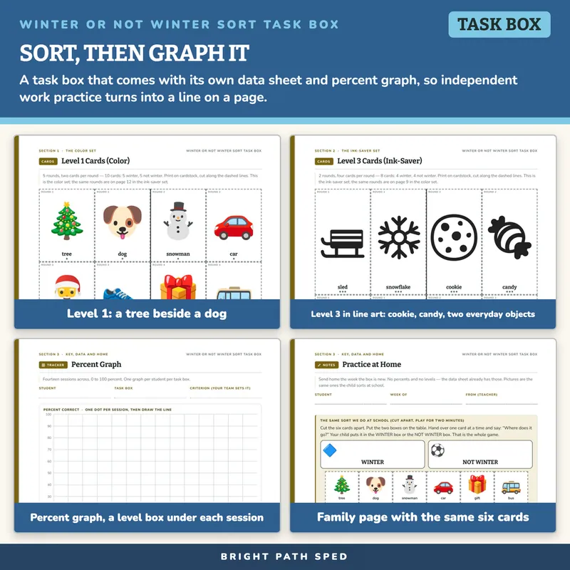 Winter Sort Task Box, image 3 of 4